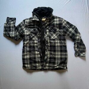 Thick Boston Traders hooded jacket. Size-M